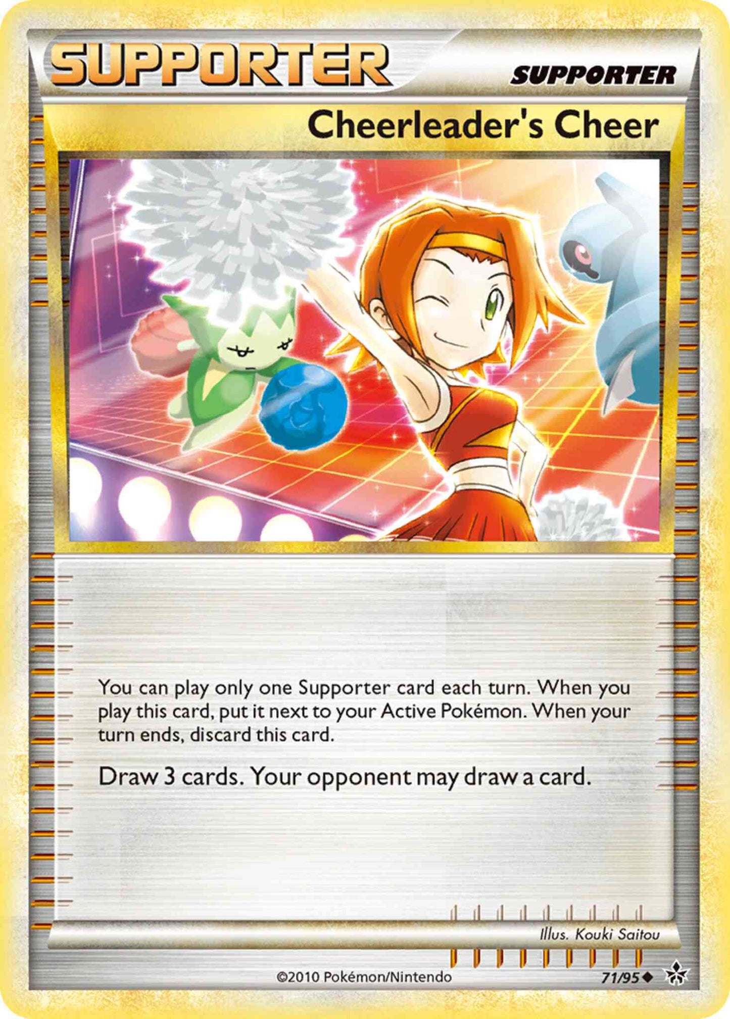 Cheerleader's Cheer - 71/95 - Uncommon [hgss2-71] [Non-Holo]