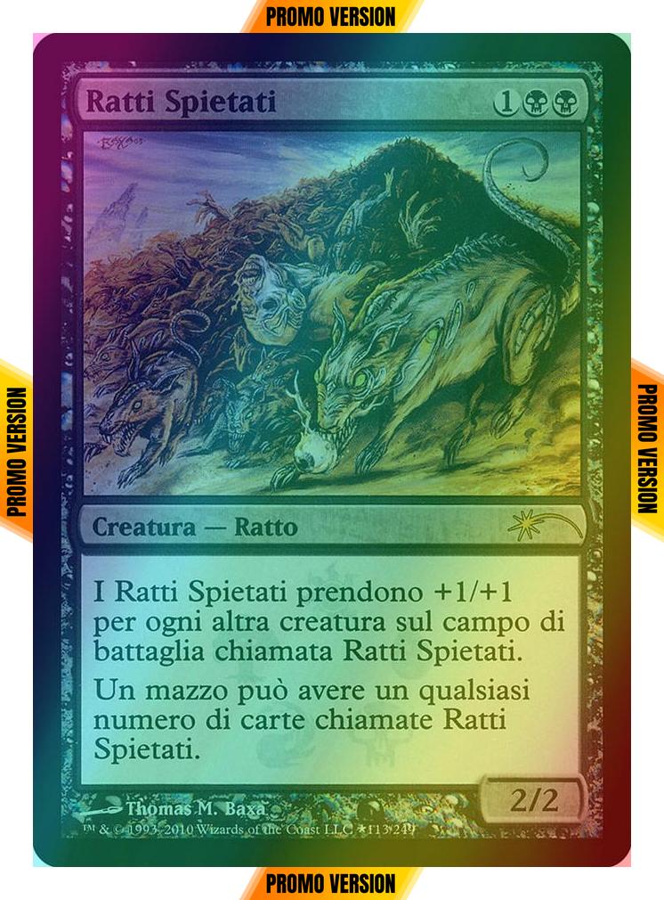 Relentless Rats - Italian [113x] [Magic 2011 Promos] [Foil]