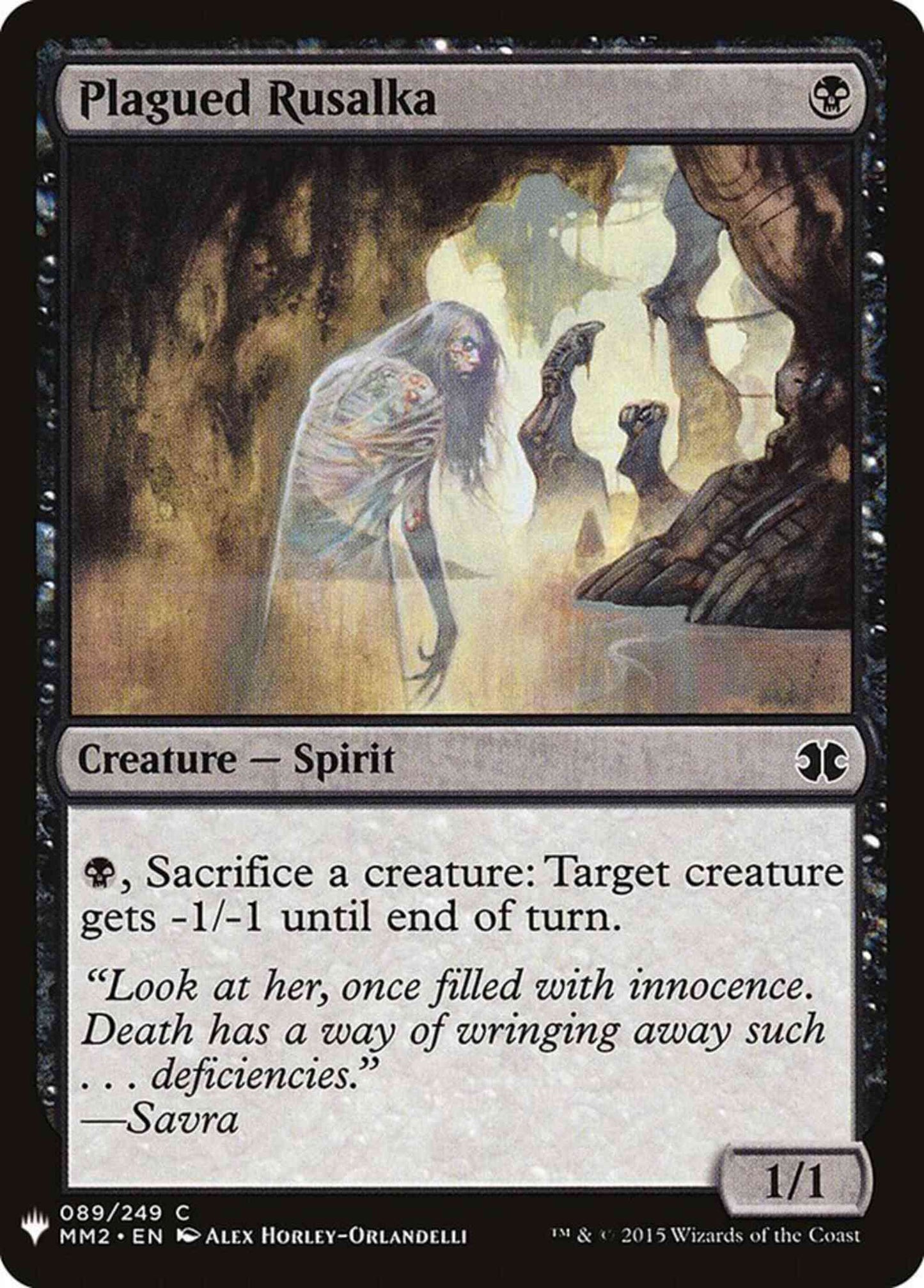 Plagued Rusalka [MM2-89] [The List] [Non-Foil]