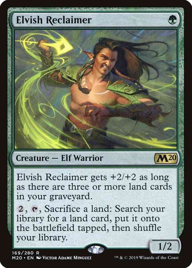 Elvish Reclaimer [169] [Core Set 2020] [Non-Foil]