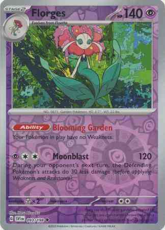 Florges - 093/198 - Uncommon [sv01-093] [Reverse Holo]