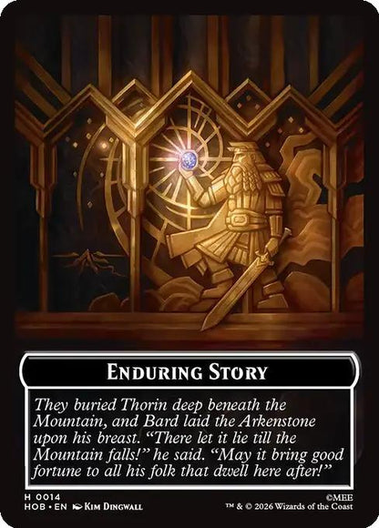 Dwarf Token (06) // Enduring Story Token (14) [The Hobbit: Tokens] [Non-Foil]