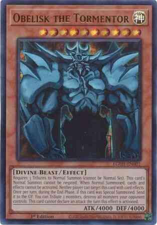 Obelisk the Tormentor - EGO1-EN001 - Ultra Rare - 1st Edition