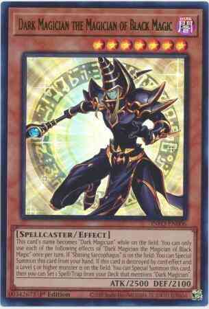 Dark Magician the Magician of Black Magic - INFO-EN006 - Ultra Rare - 1st Edition
