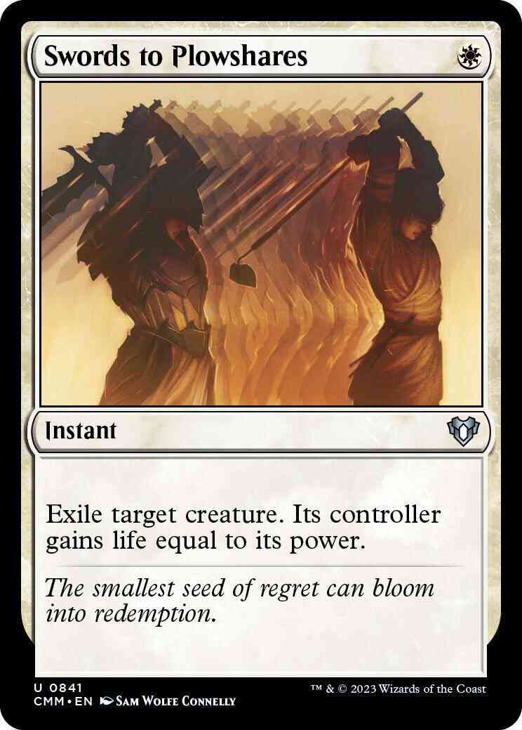 Swords to Plowshares [841] [Commander Masters] [Non-Foil]