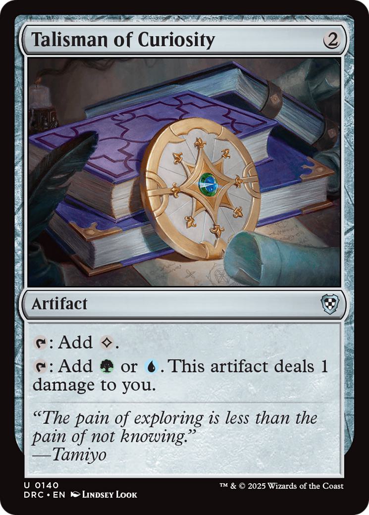 Talisman of Curiosity [140] [Aetherdrift: Commander] [Non-Foil]