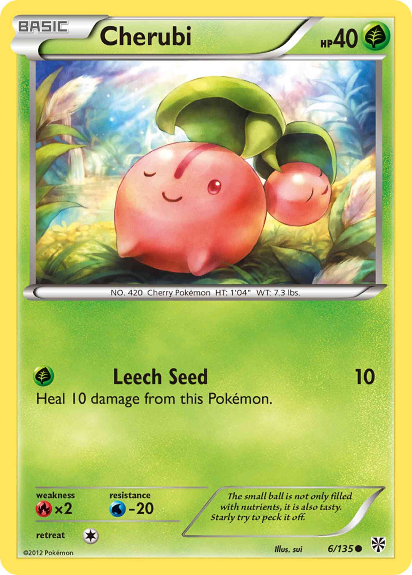 Cherubi - 6/135 - Common [bw8-6] [Reverse Holo]