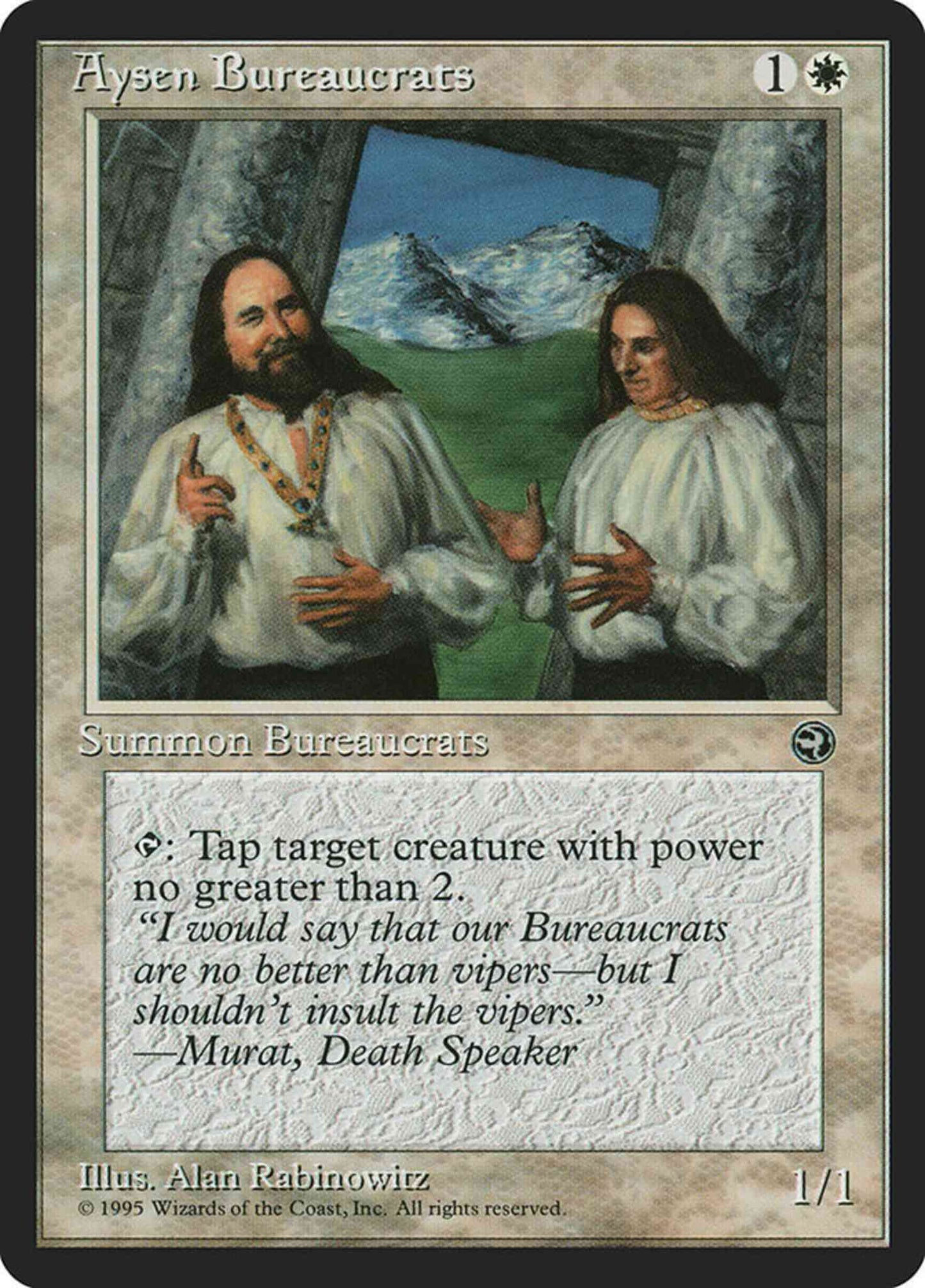 Aysen Bureaucrats [3a] [Two People] [Homelands] [Non-Foil]