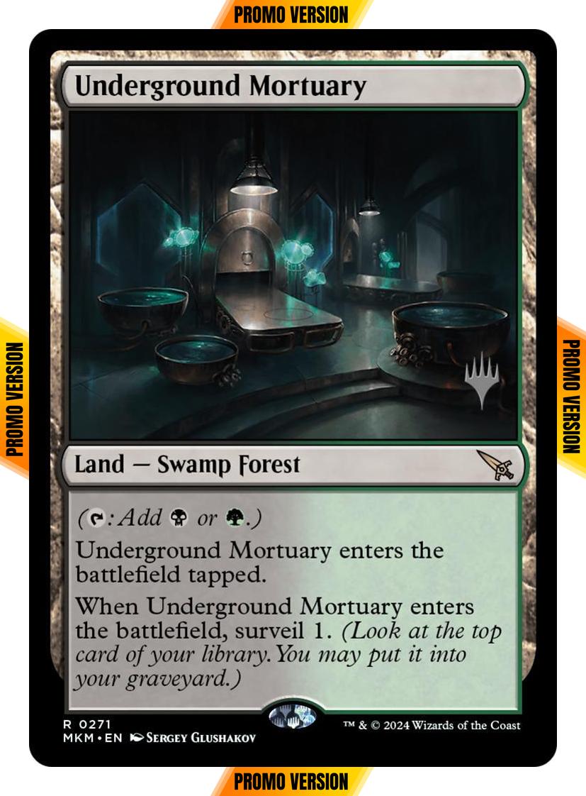 Underground Mortuary [271p] [Promo Pack] [Murders at Karlov Manor: Promos] [Non-Foil]