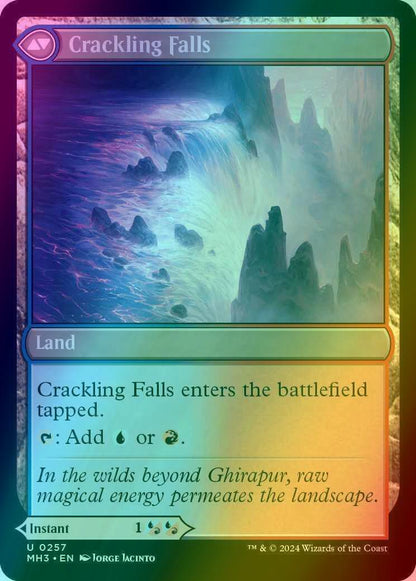 Rush of Inspiration // Crackling Falls [257] [Modern Horizons 3] [Foil]