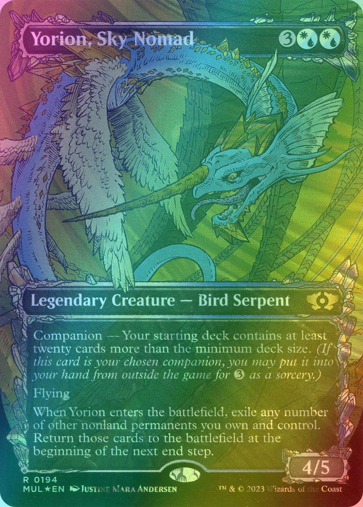 Yorion, Sky Nomad [194] [Planar Showcase] [Multiverse Legends] [Halo Foil]