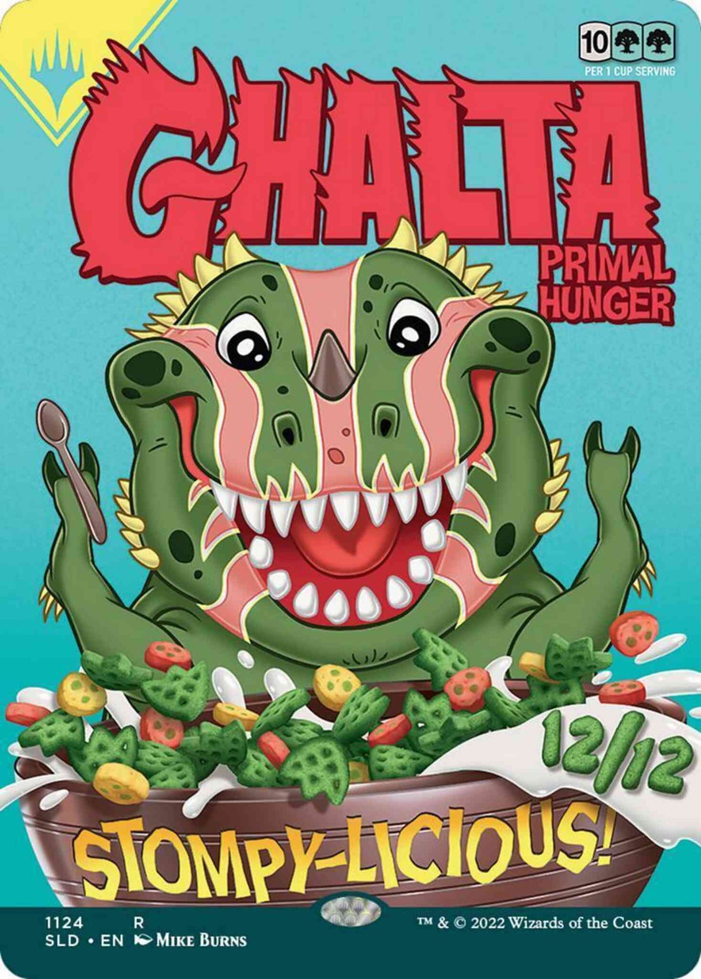 Ghalta, Primal Hunger // Ghalta, Primal Hunger [1124] [Borderless] [Just Add Milk] [Secret Lair Drop] [Non-Foil]