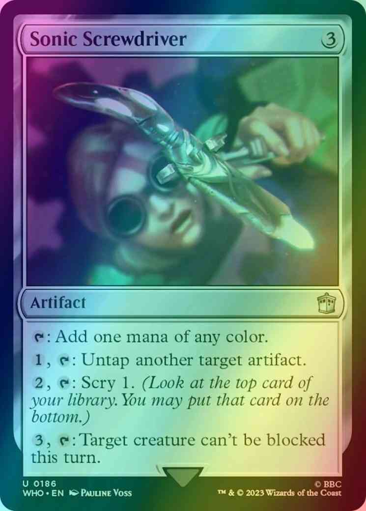 Sonic Screwdriver [186] [Universes Beyond: Doctor Who] [Foil]