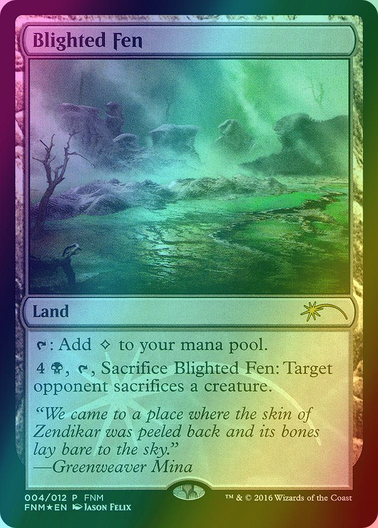 Blighted Fen [4] [Friday Night Magic 2016] [Foil]