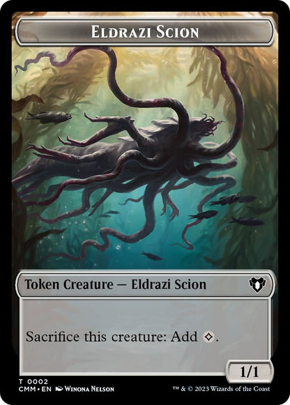 Dragon Token (21) // Eldrazi Scion Token (02) [Commander Masters: Tokens] [Non-Foil]