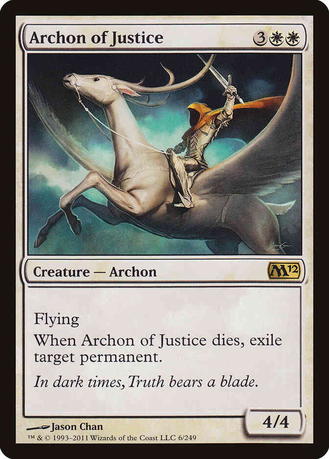 Archon of Justice [6] [Magic 2012] [Non-Foil]