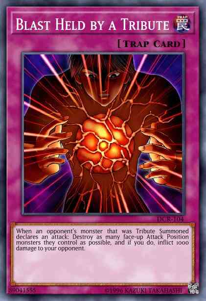 Blast Held by a Tribute - DR1-EN266 - Ultra Rare - Unlimited