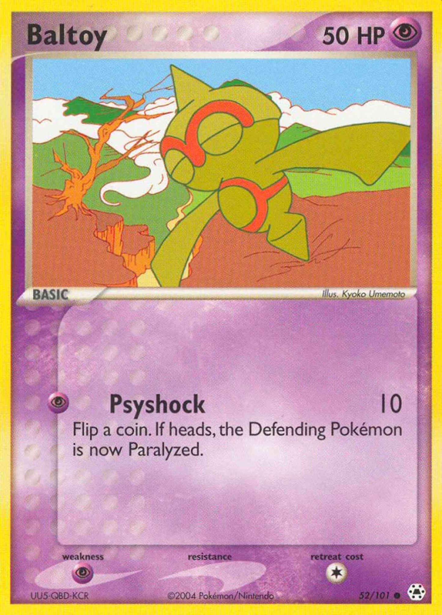 Baltoy - 52/101 - Common [ex5-52] [Non-Holo]