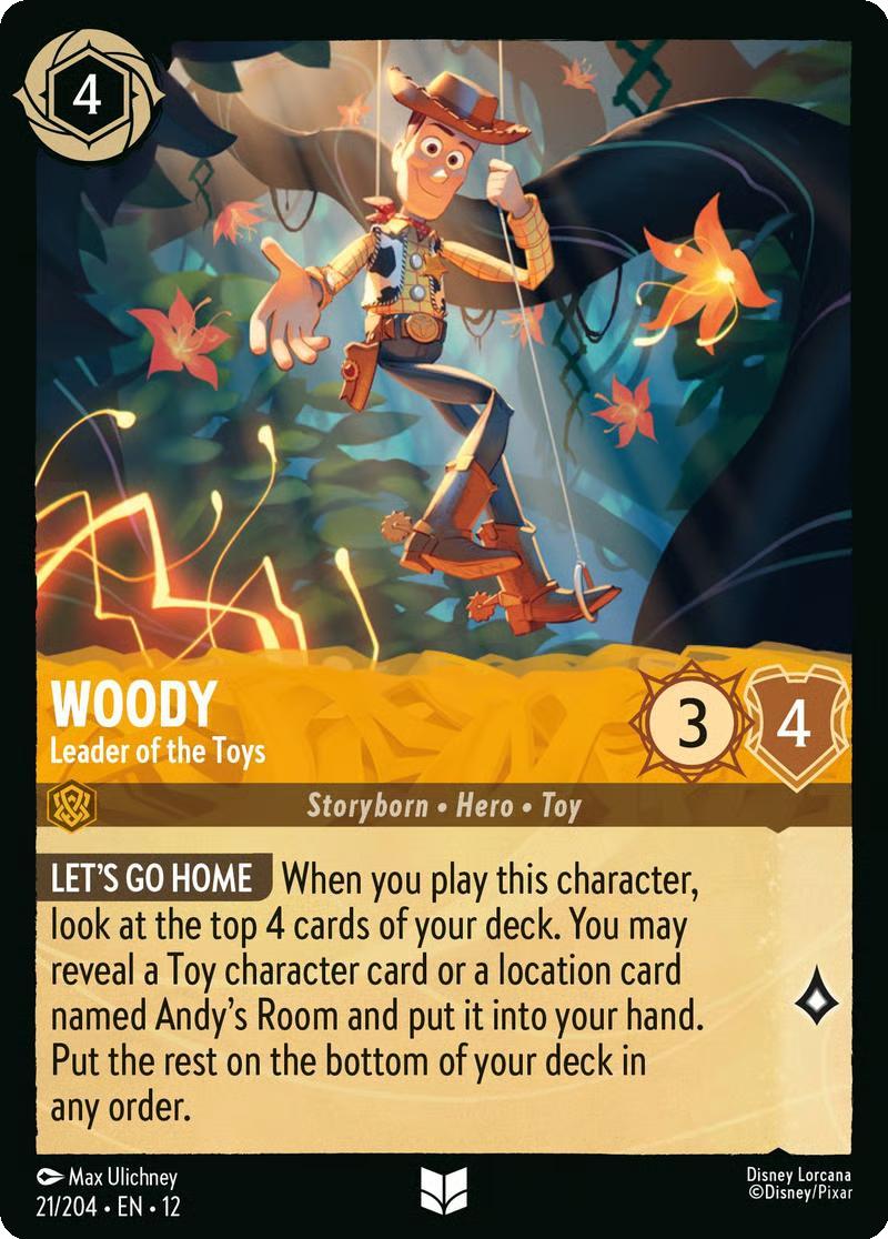 Woody - Leader of the Toys - 21/204 [Wilds Unknown] [Non-Foil]