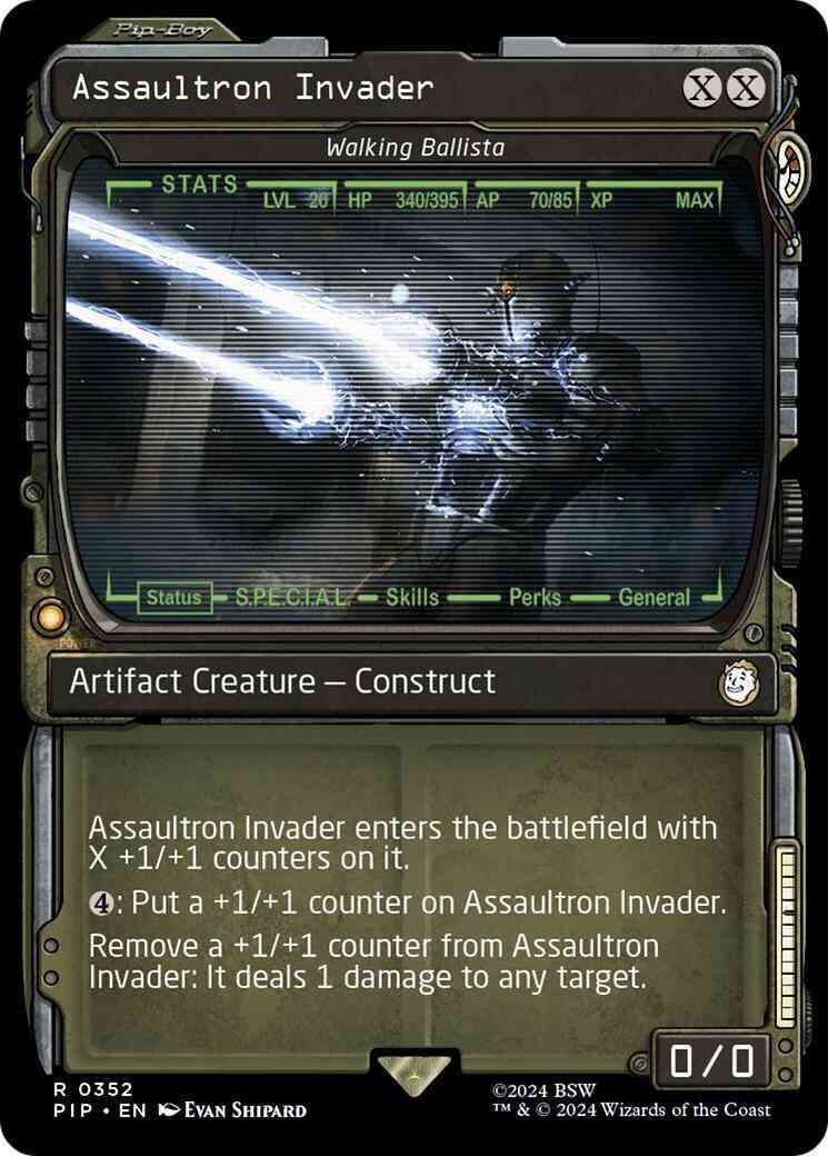 Assaultron Invader - Walking Ballista [352] [Pip-Boy Showcase] [Fallout] [Non-Foil]
