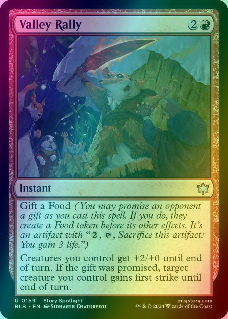 Valley Rally [159] [Bloomburrow] [Foil]