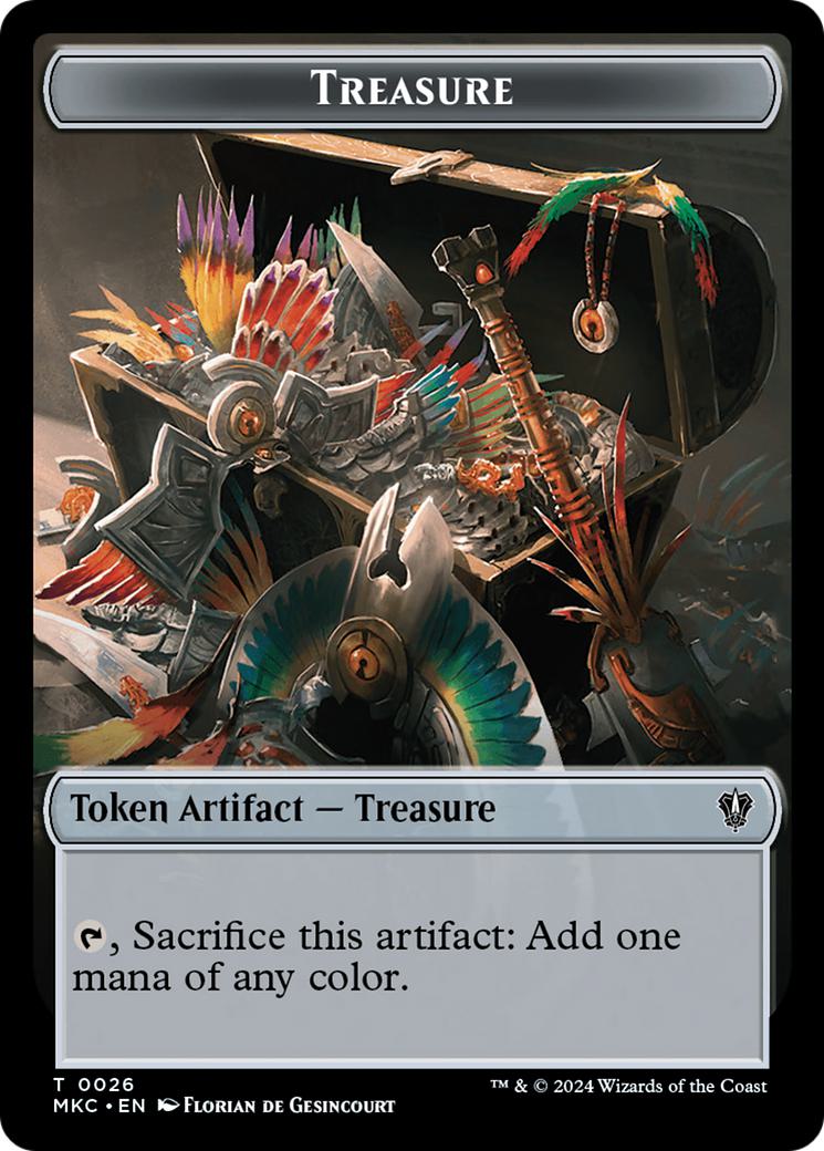Thopter Token (20) // Treasure Token (26) [Murders at Karlov Manor: Commander: Tokens] [Non-Foil]