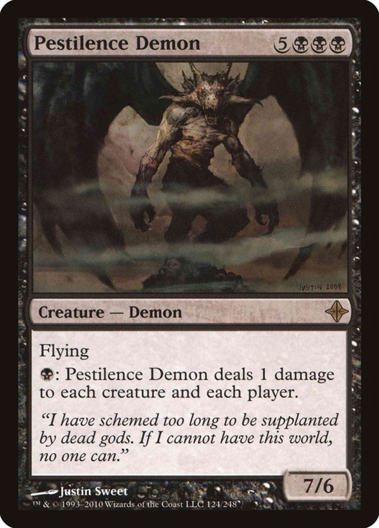 Pestilence Demon [124] [Rise Of The Eldrazi] [Non-Foil]