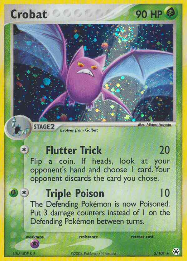 Crobat - 3/101 - Rare Holo [ex5-3] [Holo]