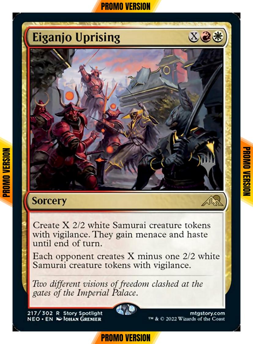 Eiganjo Uprising [Promo Pack] [217p] [Kamigawa: Neon Dynasty: Promos] [Non-Foil]