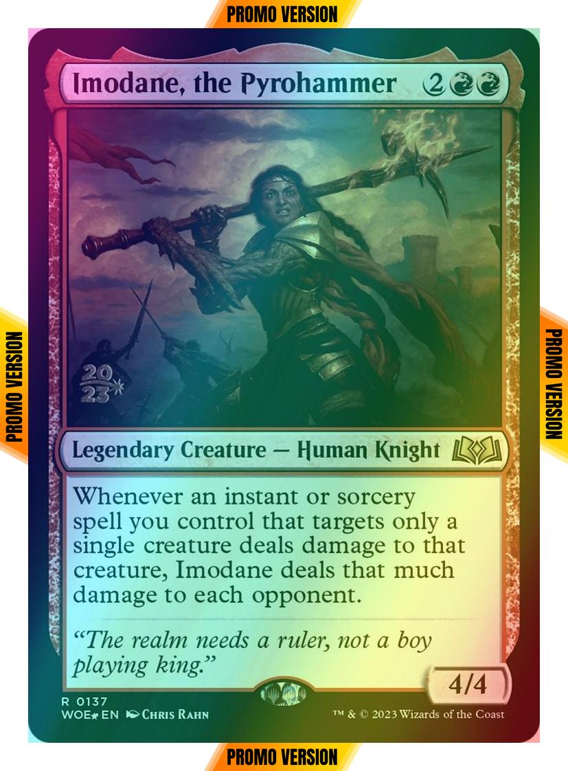 Imodane, the Pyrohammer [137s] [Prerelease] [Wilds of Eldraine: Promos] [Foil]