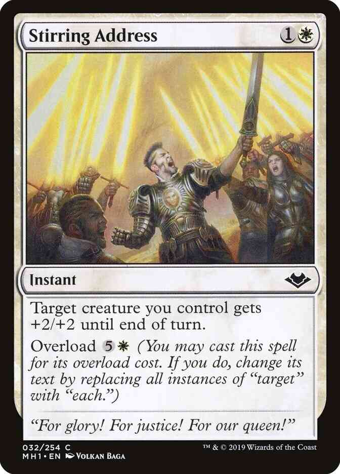 Stirring Address [32] [Modern Horizons] [Non-Foil]