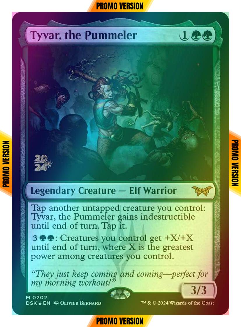 Tyvar, the Pummeler [202s] [Prerelease] [Duskmourn: House of Horror: Promos] [Foil]