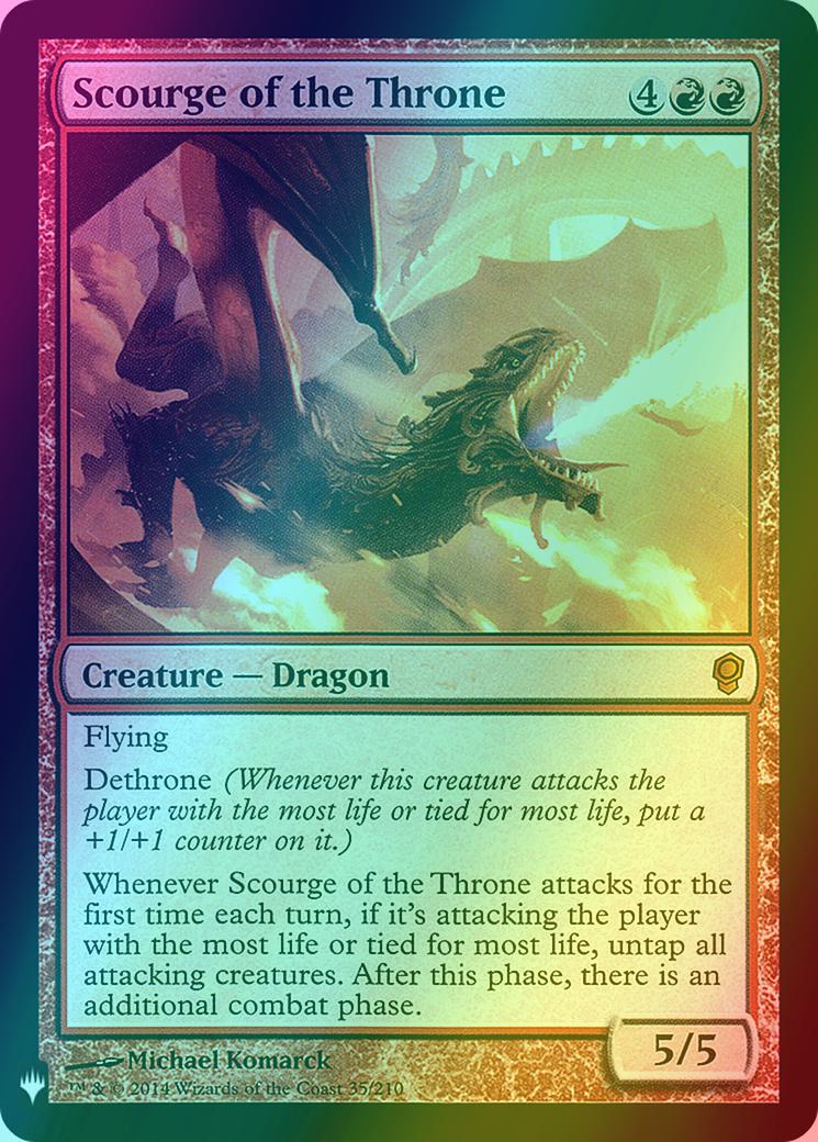 Scourge of the Throne [CNS-35] [The List] [Foil]