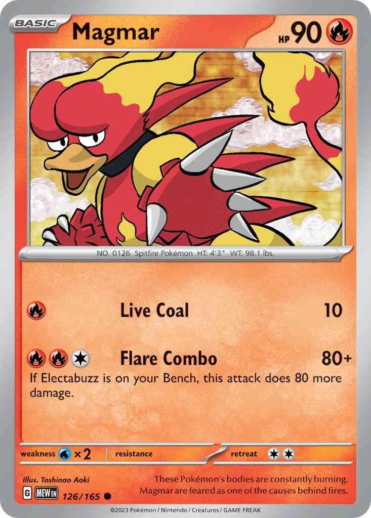 Magmar - 126/165 - Common [sv035-126] [Non-Holo]