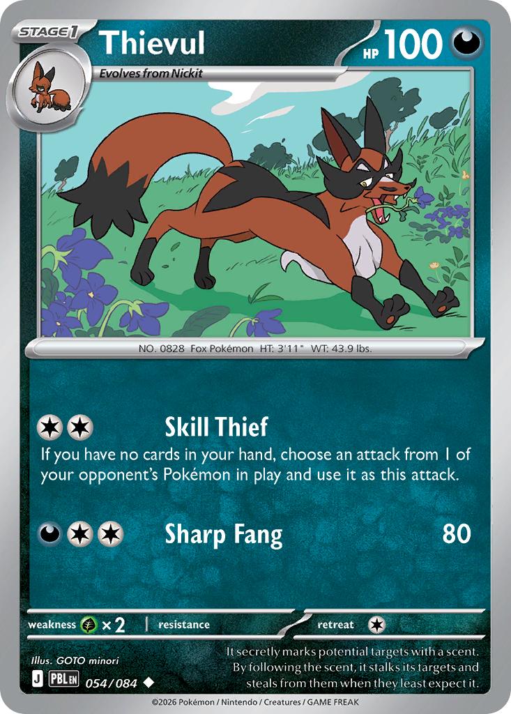 Thievul - 054/084 - Uncommon [me05-054] [Non-Holo]