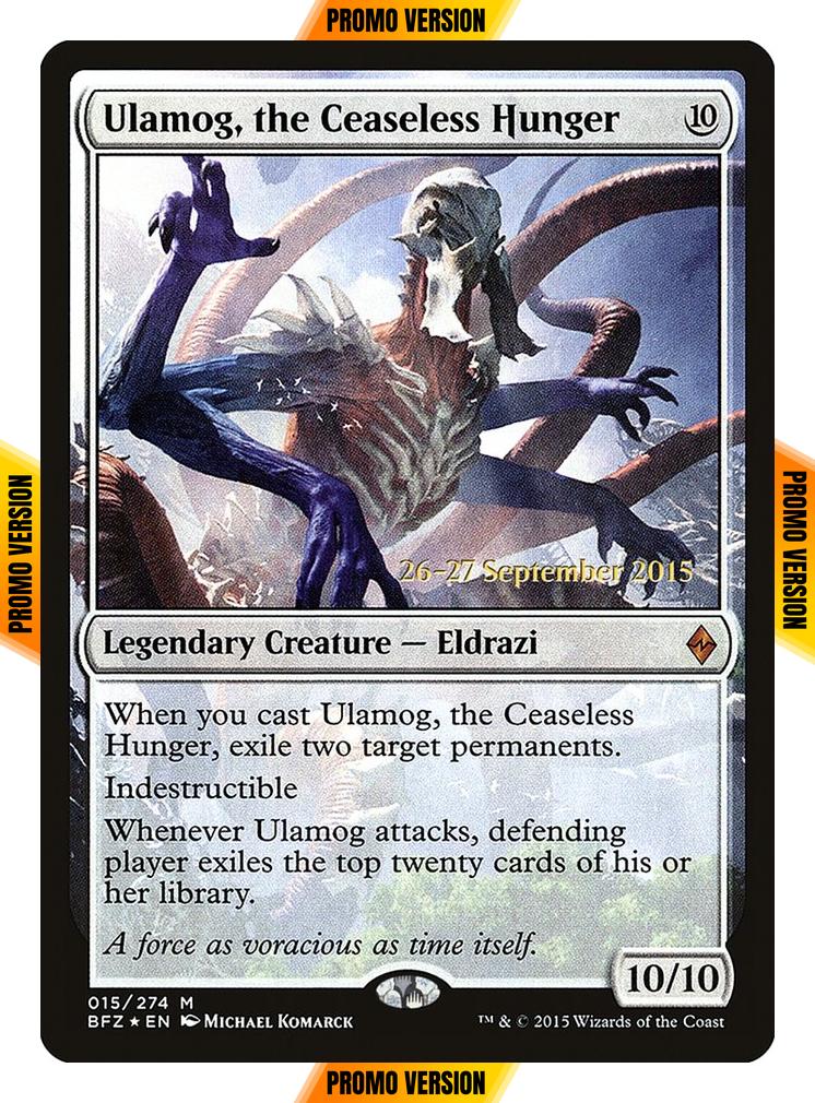 Ulamog, the Ceaseless Hunger [15s] [Battle for Zendikar Promos] [Foil]