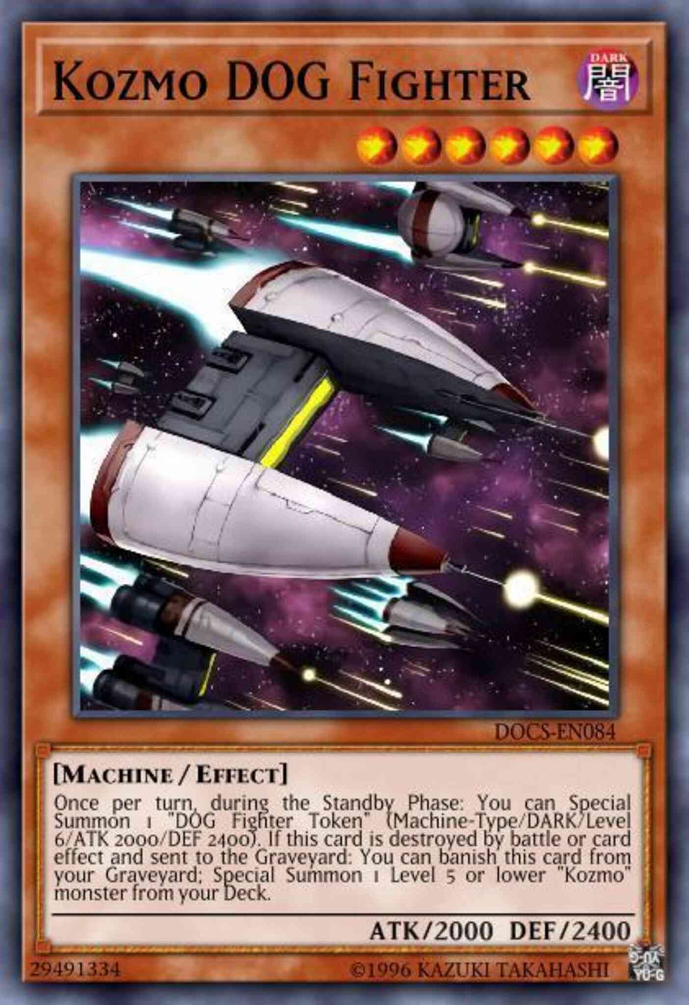 Kozmo DOG Fighter - DOCS-EN084 - Super Rare - Unlimited