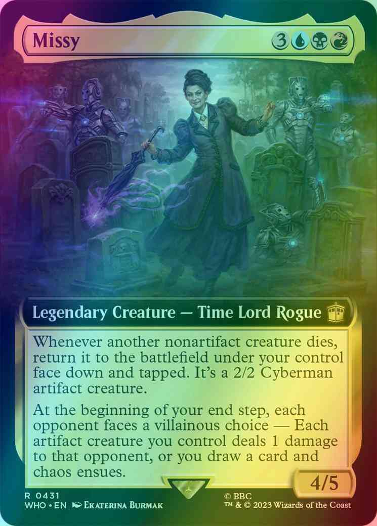 Missy [431] [Extended Art] [Universes Beyond: Doctor Who] [Foil]
