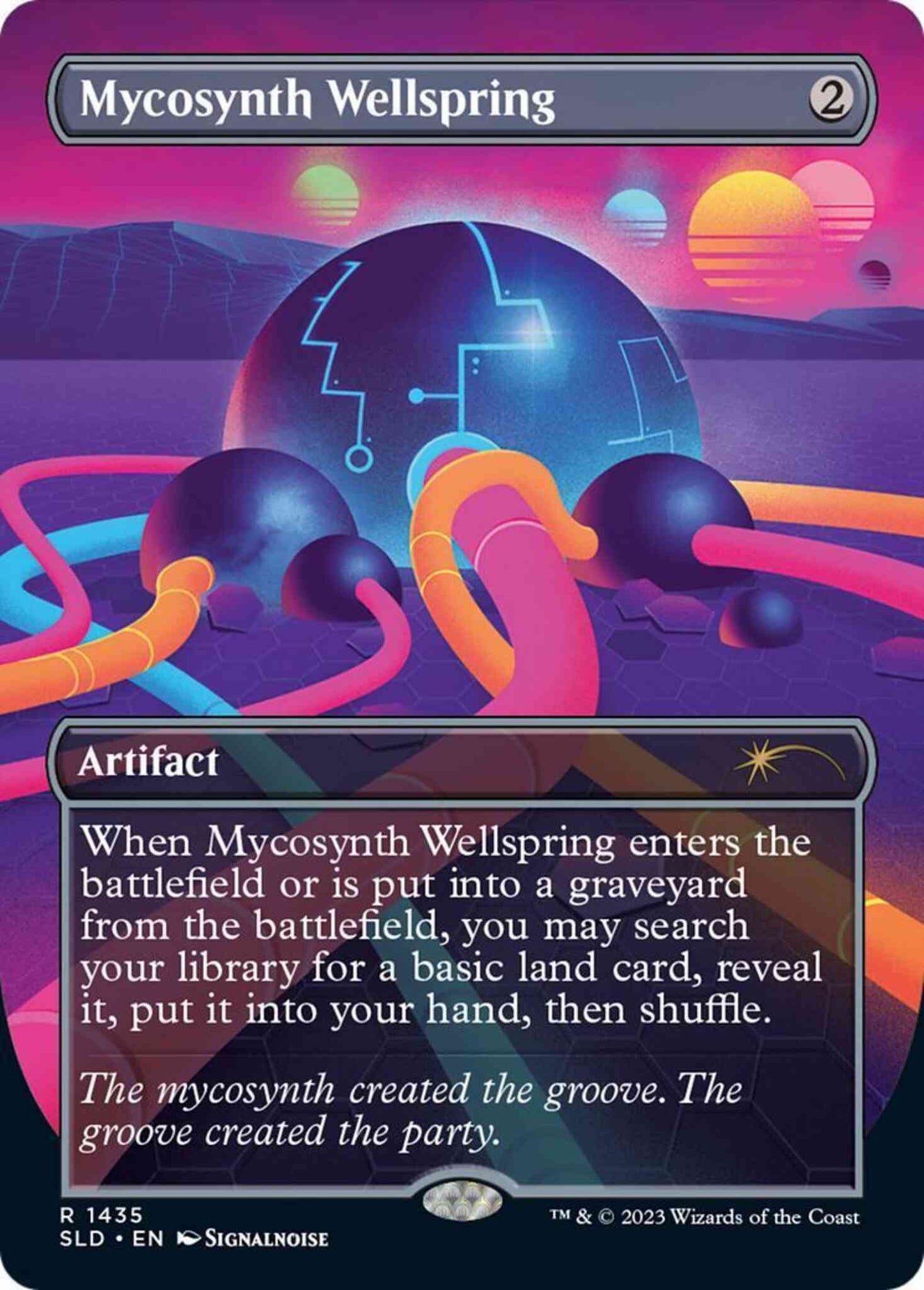 Mycosynth Wellspring [1435] [Borderless] [Mycosynthwave] [Secret Lair Drop] [Non-Foil]