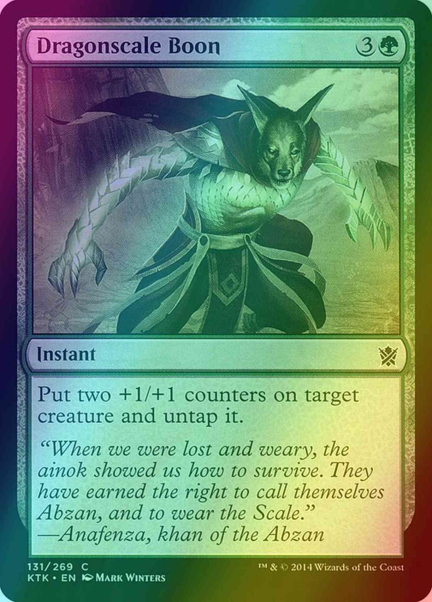 Dragonscale Boon [131] [Khans Of Tarkir] [Foil]