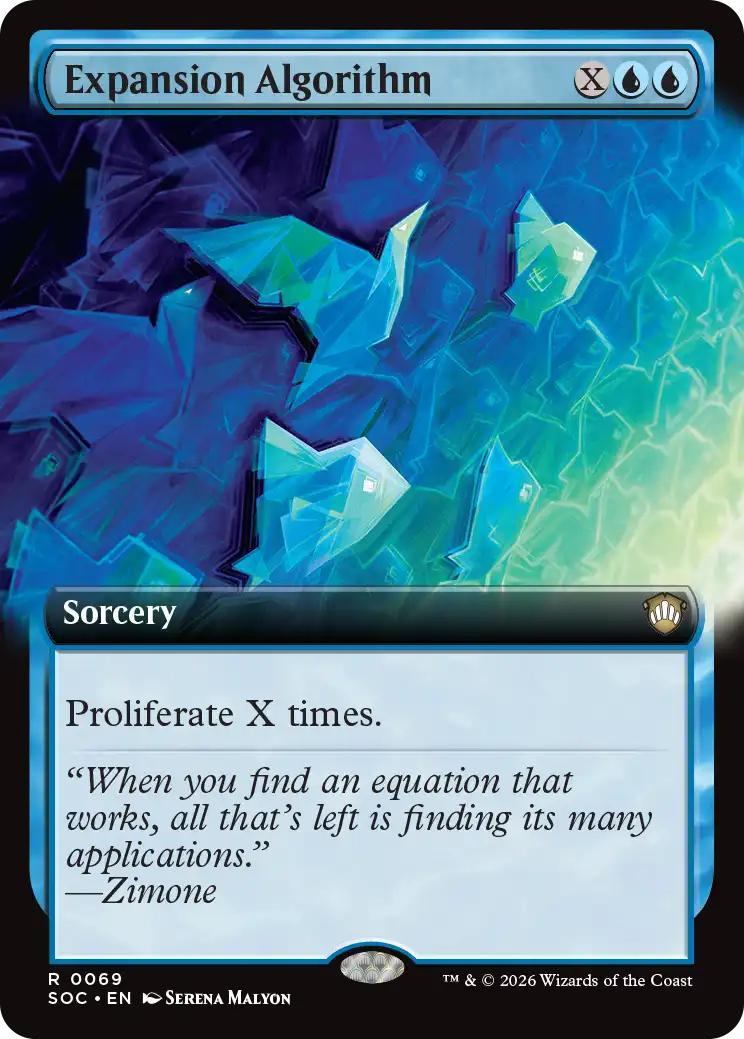 Expansion Algorithm [69] [Extended Art] [Secrets of Strixhaven: Commander] [Non-Foil]