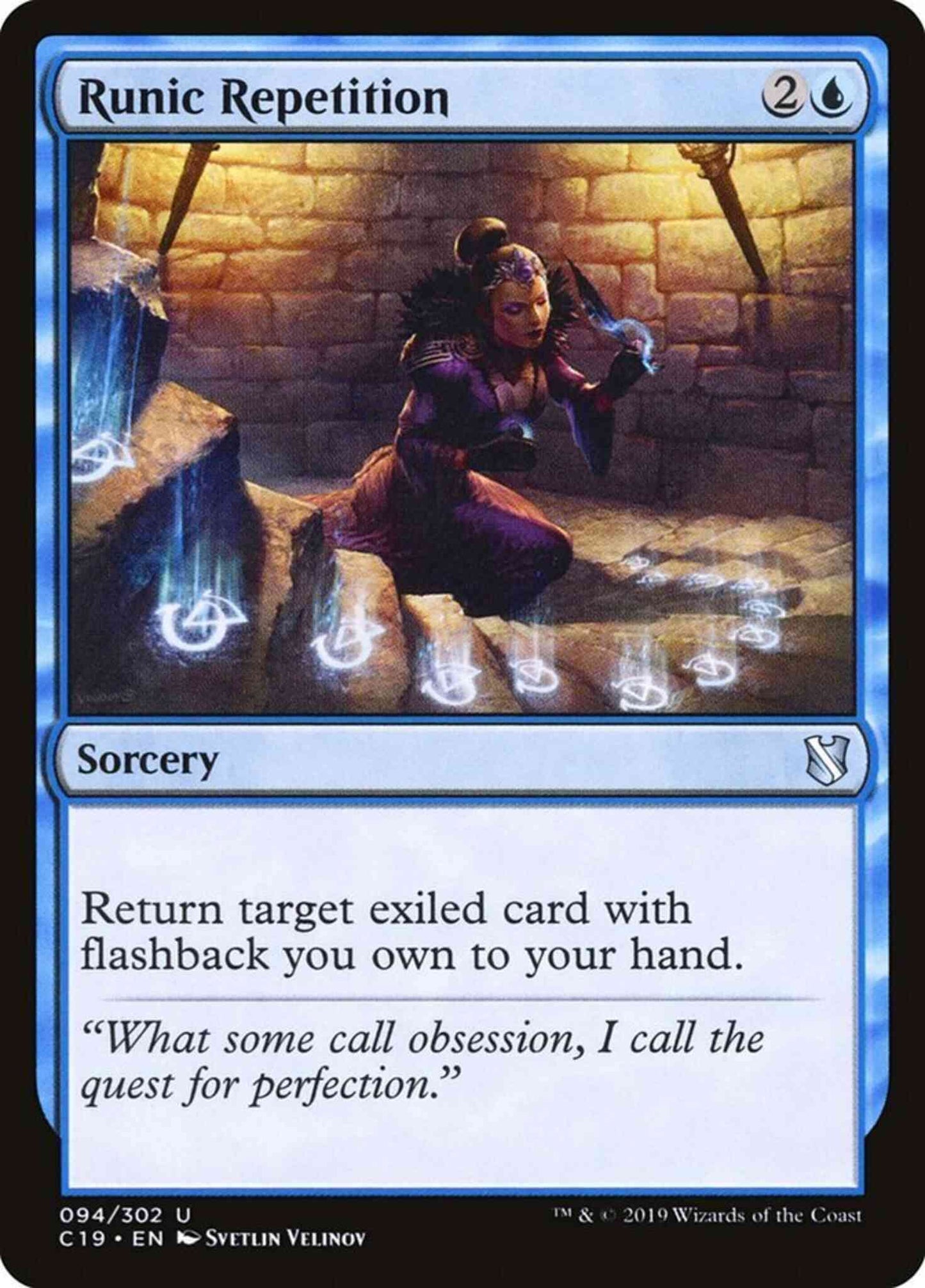 Runic Repetition [94] [Commander 2019] [Non-Foil]