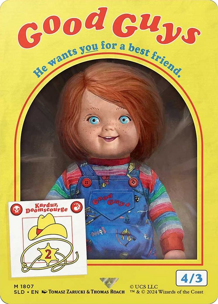 Kardur, Doomscourge // Kardur, Doomscourge [1807] [Borderless] [Chucky] [Secret Lair Drop] [Non-Foil]