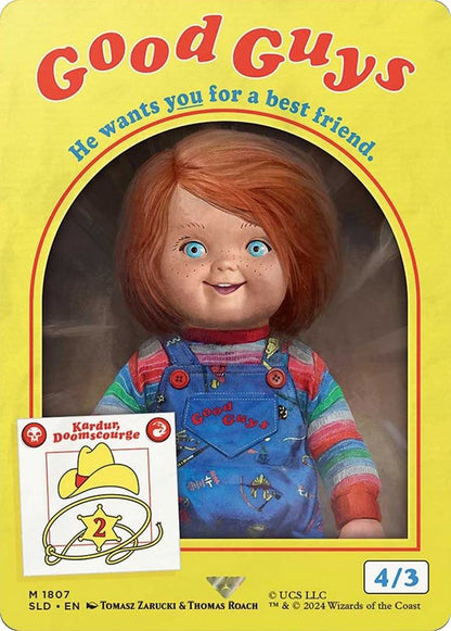 Kardur, Doomscourge // Kardur, Doomscourge [1807] [Borderless] [Chucky] [Secret Lair Drop] [Non-Foil]