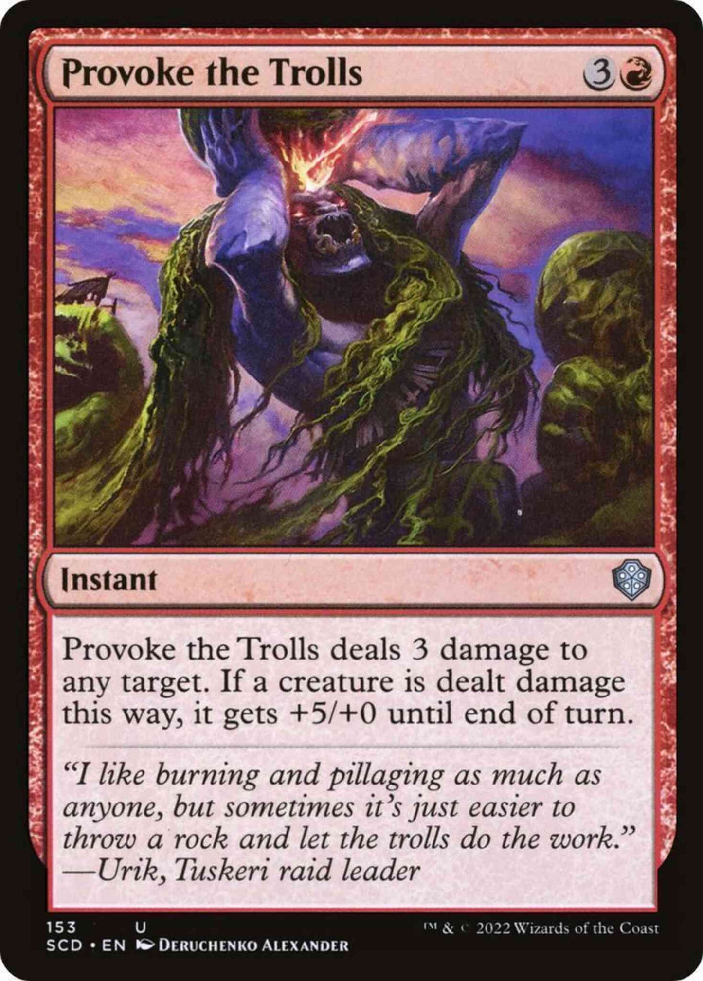 Provoke the Trolls [153] [Starter Commander Decks] [Non-Foil]