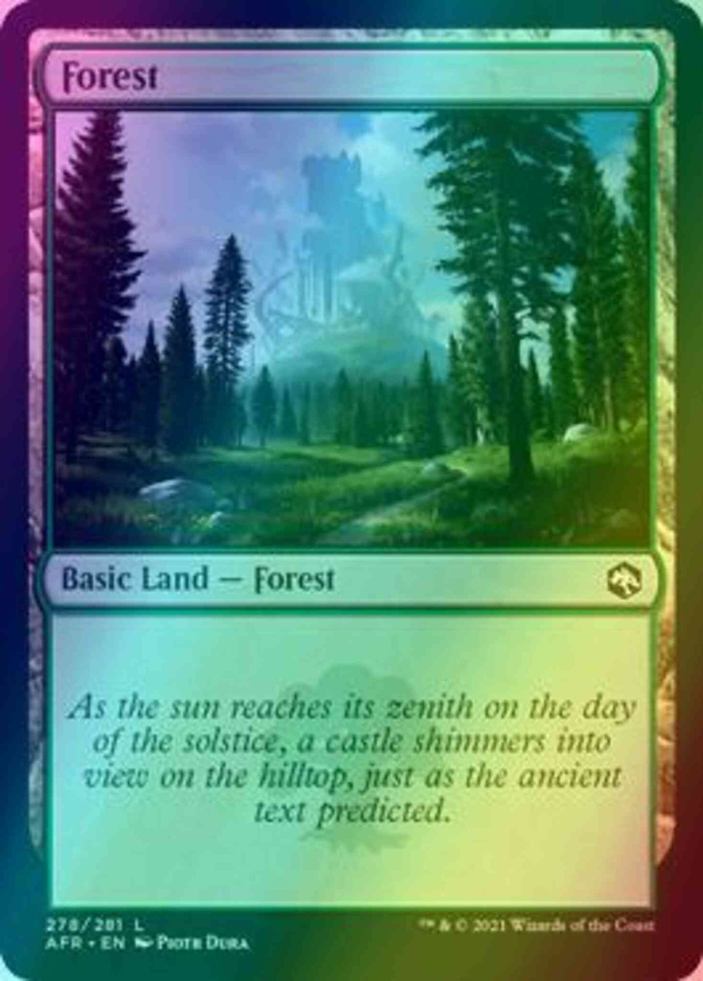 Forest [278] [Adventures in the Forgotten Realms] [Foil]
