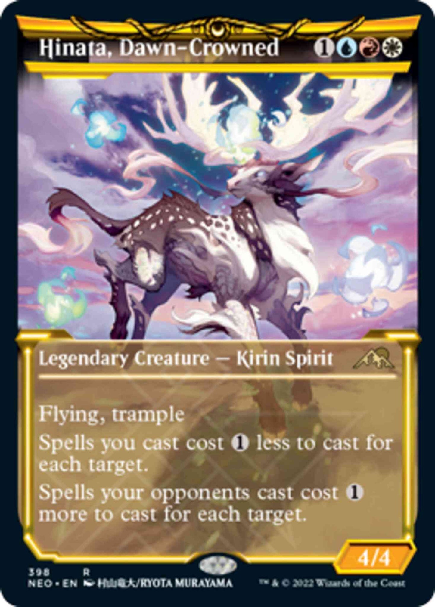 Hinata, Dawn-Crowned [398] [Soft Glow Showcase] [Kamigawa: Neon Dynasty] [Non-Foil]