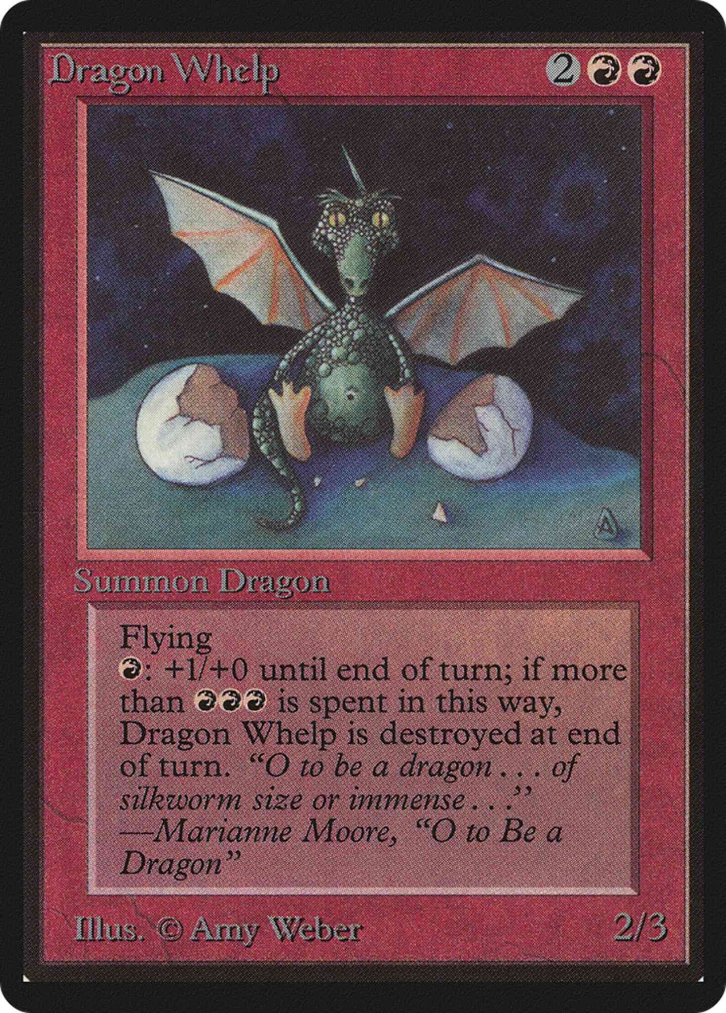Dragon Whelp [142] [Limited Edition Beta] [Non-Foil]