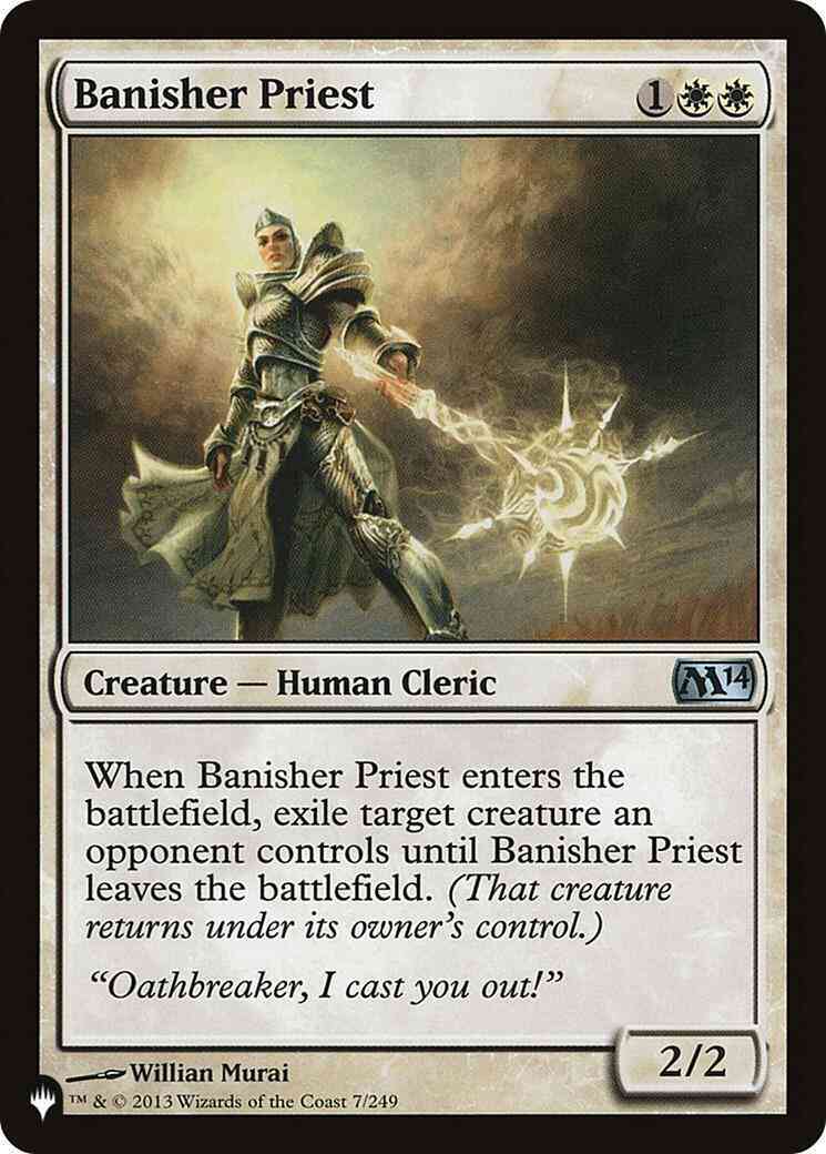 Banisher Priest [M14-7] [The List] [Non-Foil]
