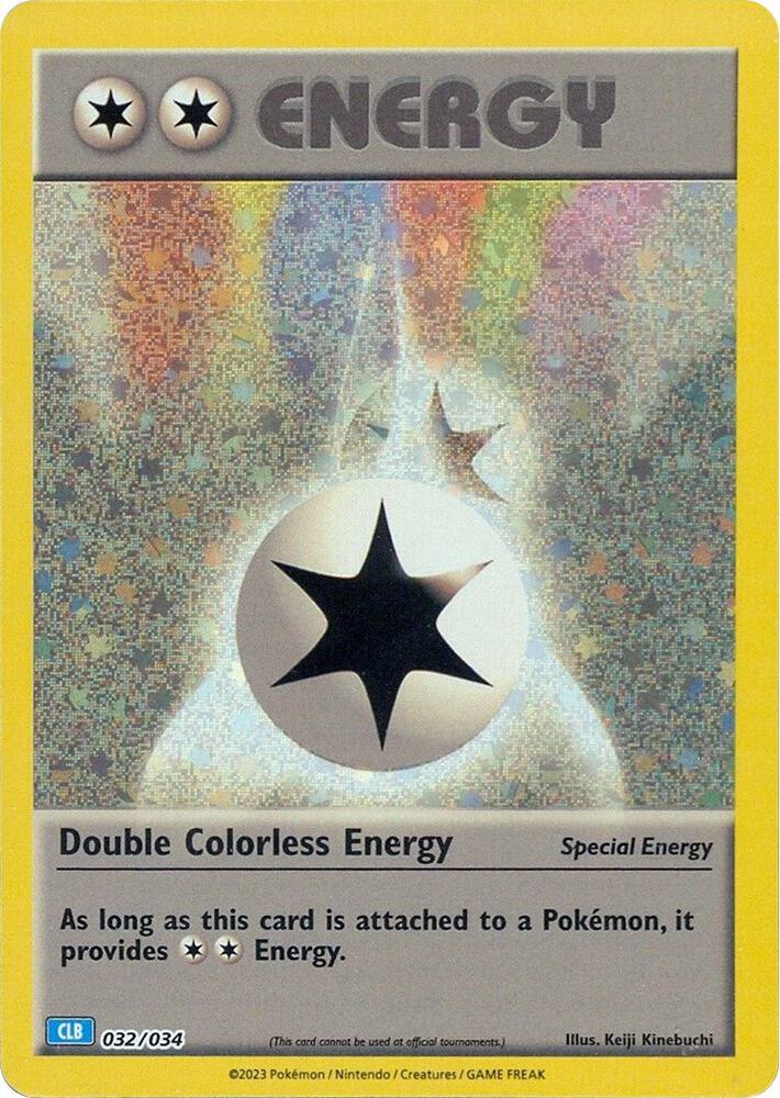 Double Colorless Energy - 032/034 - Promo - CLB [tcgc-CLB032] [Holo]